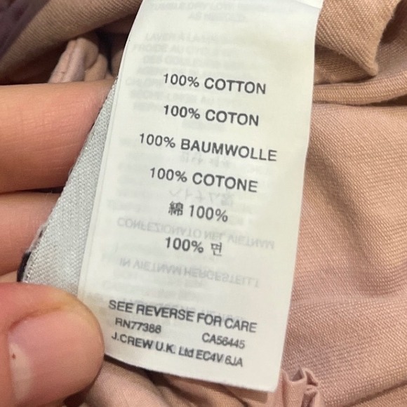 J Crew Chino Shorts Peach Pink Size 2 Flat Front Women's Casual Summer cool - Picture 4 of 8